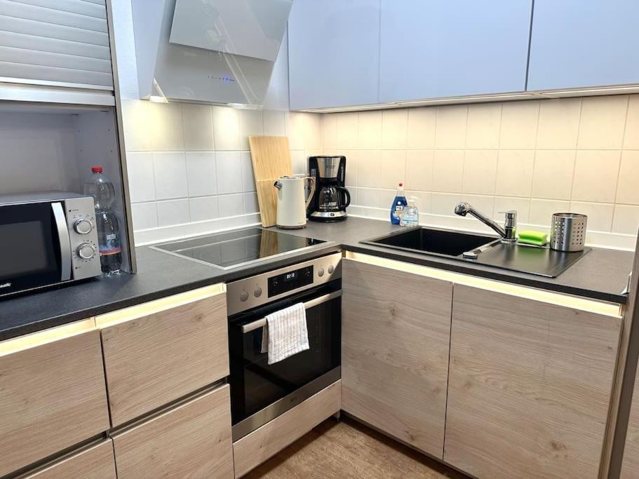 Modern Eingerichtete Wohnung Im Stadtzentrum Zittau Kostenloser Parkplatz Kültér fotó